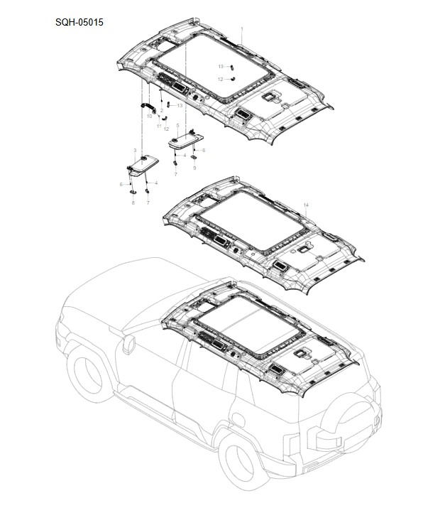 SQH-05015 ceiling
