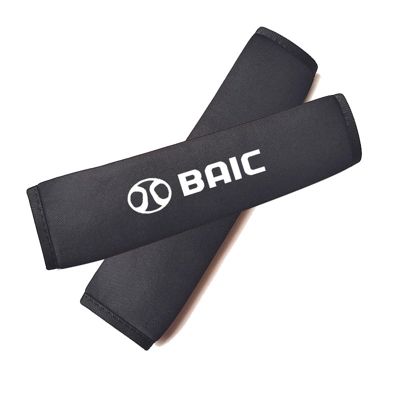 For Baic BJ40 2Pcs Car Seat Belt Shoulder Pad Cover Protective Case Accessories Car Styling