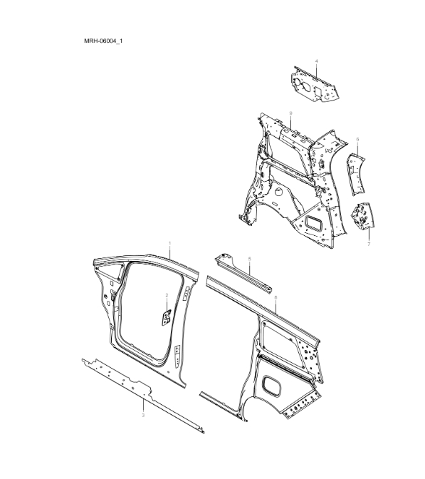 MREH-06004-1 Side Panel Disassembly