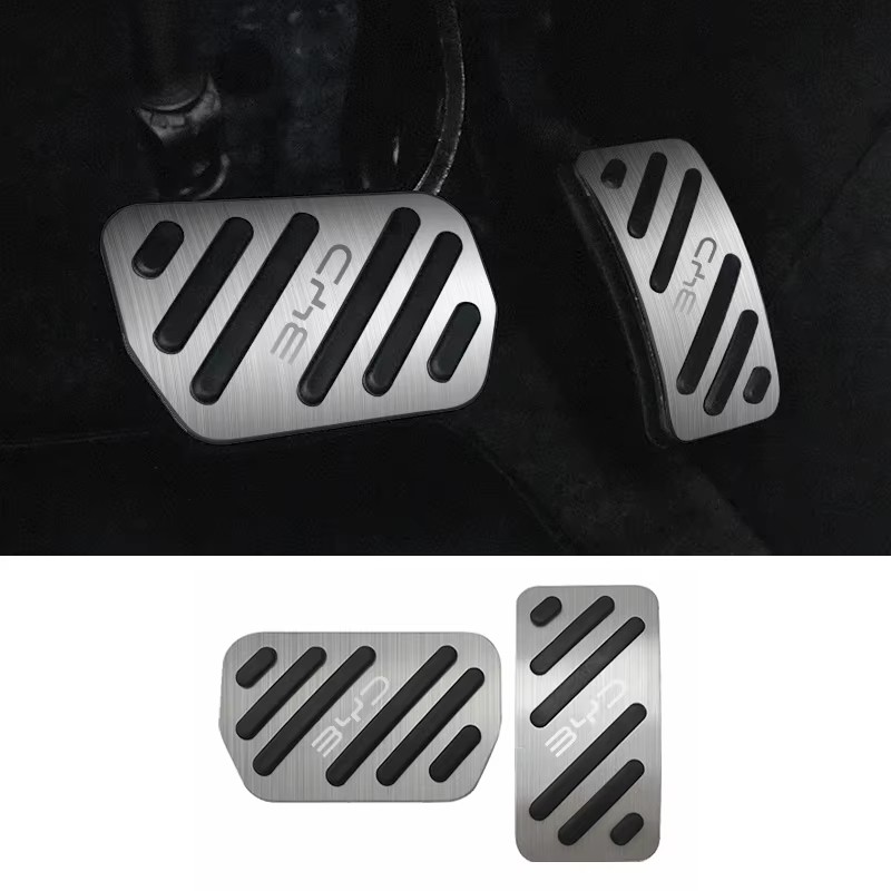 For Byd Dolphin 2023-2024 Car Gas Accelerator Pedals Brake Anti-slip Pedal Cover Protective Interior Accessories