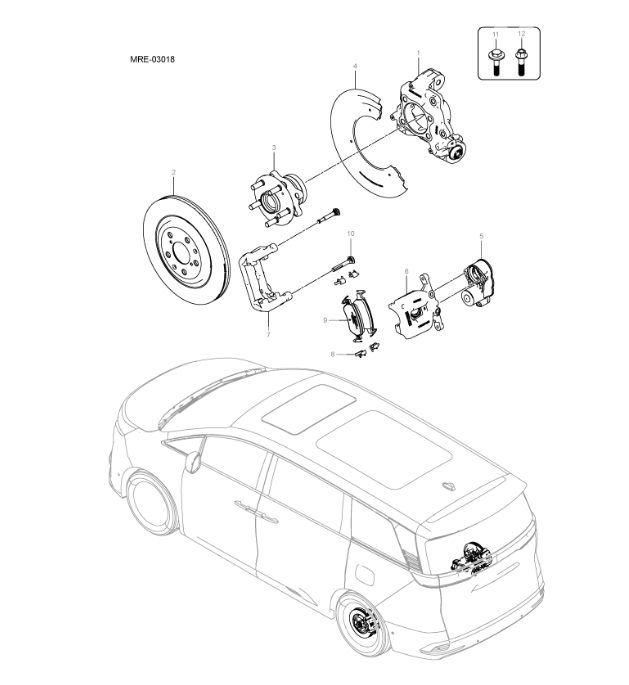 MREH-03018 Rear Brake