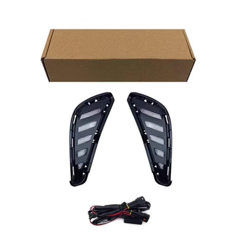 BYD Dolphin 2023-2024 Automobile Rear Bumper Light Modification LED Daytime Running Lights Car Fog Lamp Tricolor Streamer