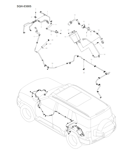 SQH-03005 Fuel Evaporation Control System