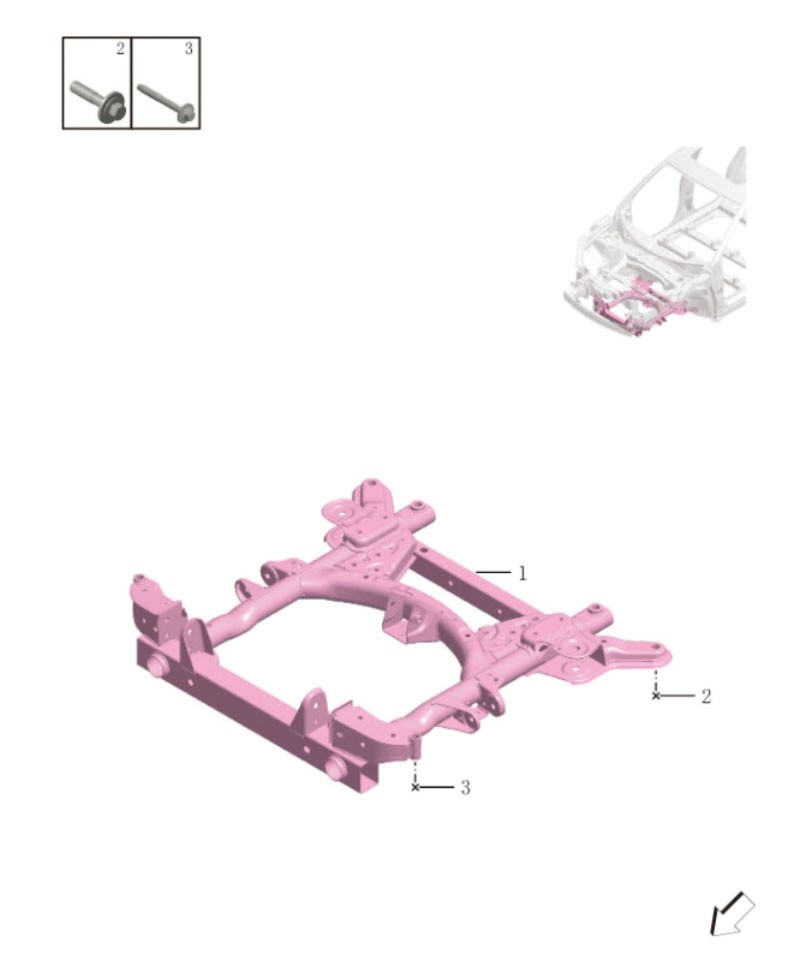 Front subframe4010