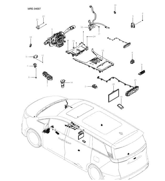 MREH-04007 Vehicle Electrical Accessories