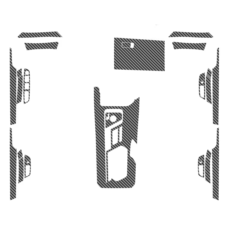 For Geely Coolray 2019-2021 BinYue Decorative Film for the Anti Kick Pad of the Center Console Gear Shift Car Accessories Parts