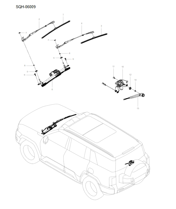 SQH-06009 Wiper