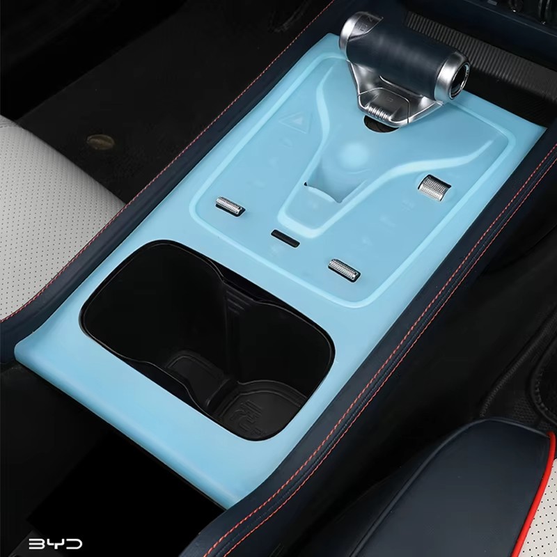 For BYD Yuan Plus central control button silicone pad button anti gray and waterproof EV interior practical product modification