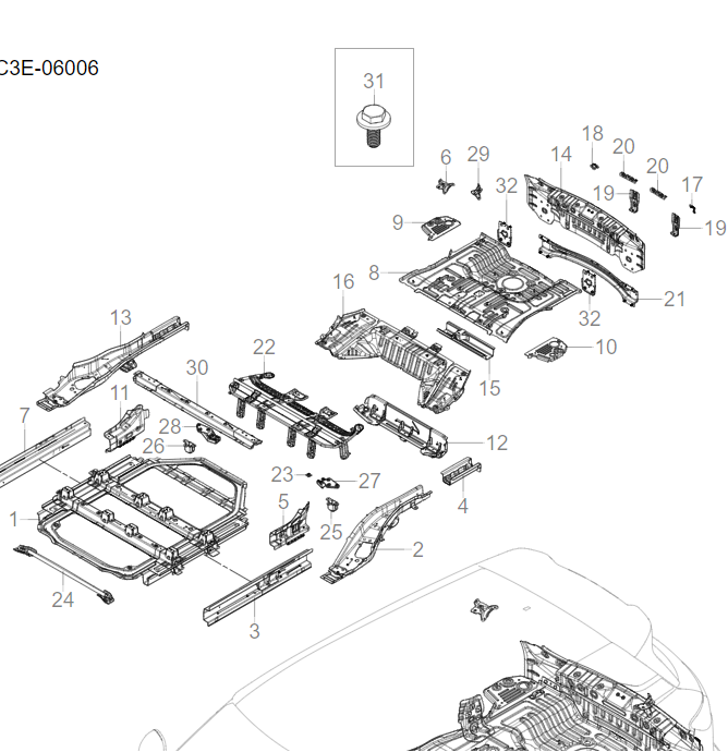 SC3E-06006 Floor