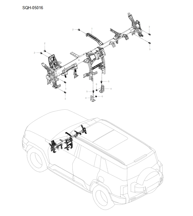 SQH-05016 pipe beam