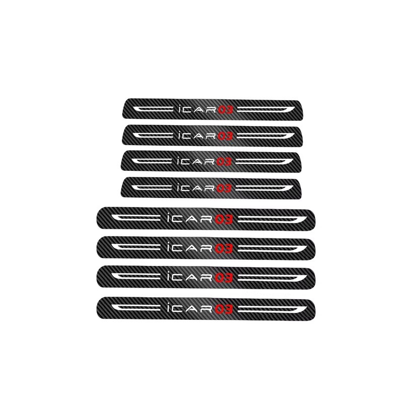 For Jaecoo J6 Chery Icar 03 2023 2024 EV Door Sill Stickers Bar
