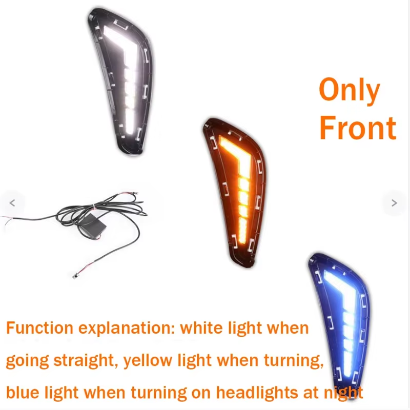 Car Light Assembly Front Rear Bumper Fog Lamp Led Light Lamp Cover Decor For BYD EA1 Atto 2 1 Dolphin EV Accessories 2021-2023