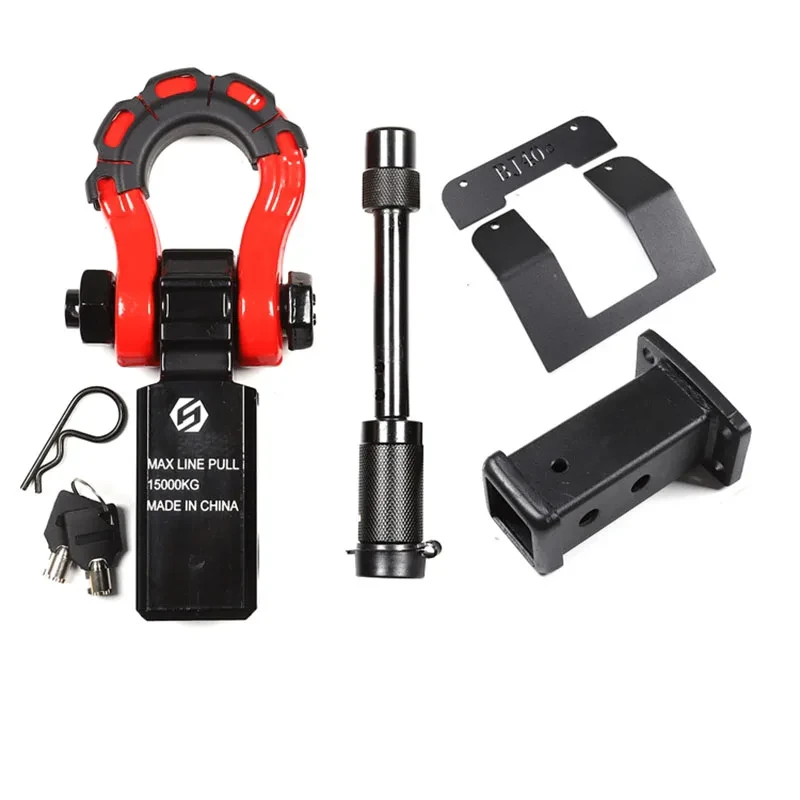 For Baic 2024 BJ40 Special Trailer Hook Square Mouth Trailer Arm High-Strength Aluminum Alloy Rogue Hook U-Shaped Arm Frame