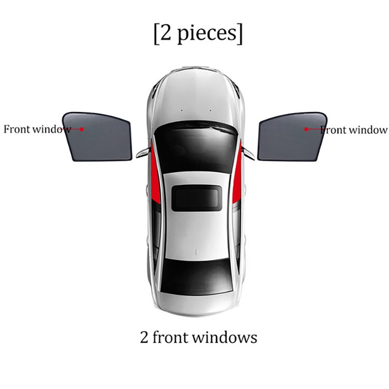 For BYD Atto 3 Atto3 2021-2024 Magnetic Car Rear Side Baby Window SunShade Shield Front Windshield Curtain Sun shade Visor