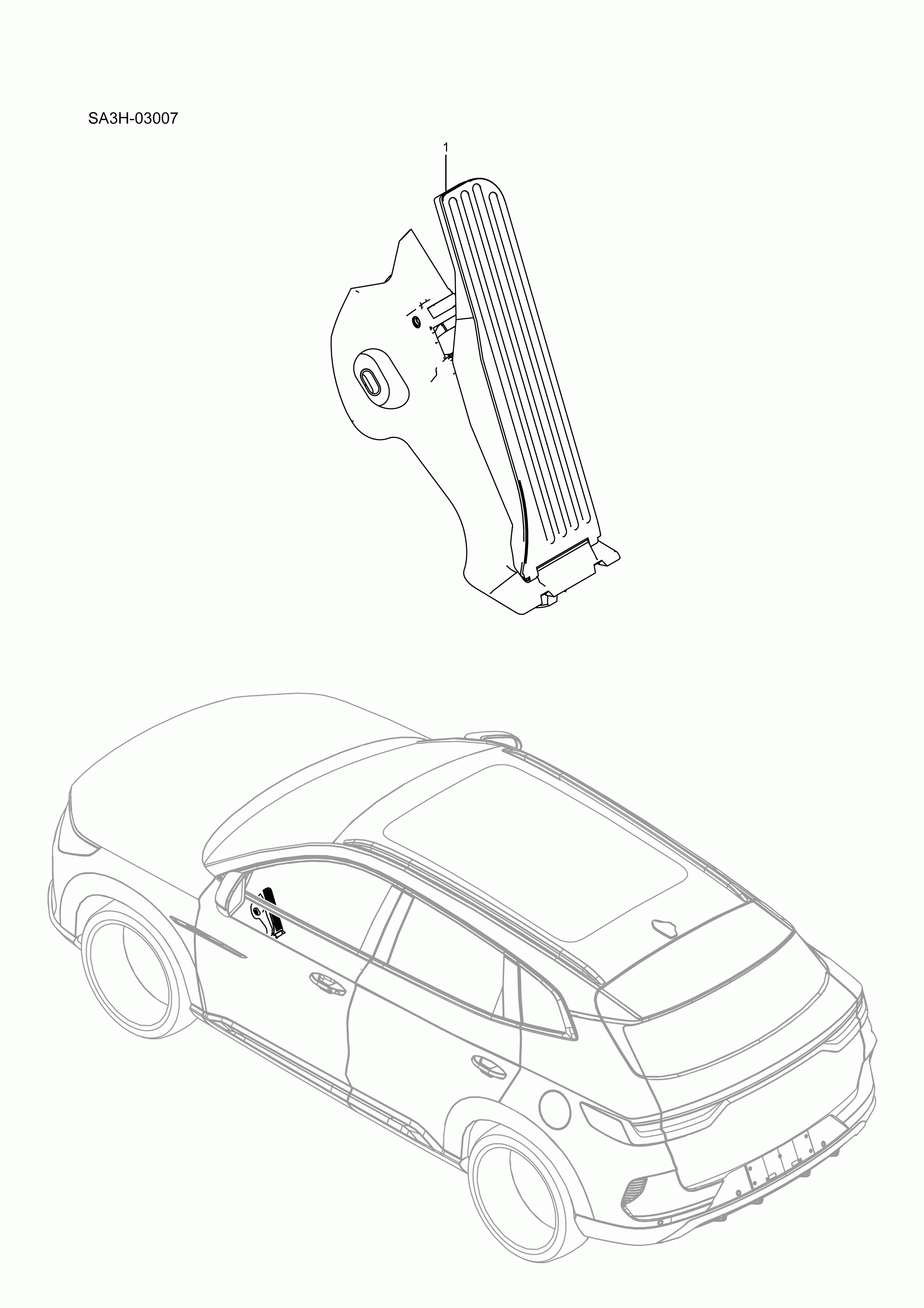 SA3HJ-03007 acceleration transmission system