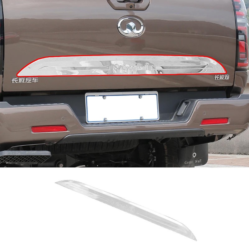 GWM Great Wall Poer 2019-2025 Tailgate Stainless Steel Decorative Strip Automotive Accessories Automotive