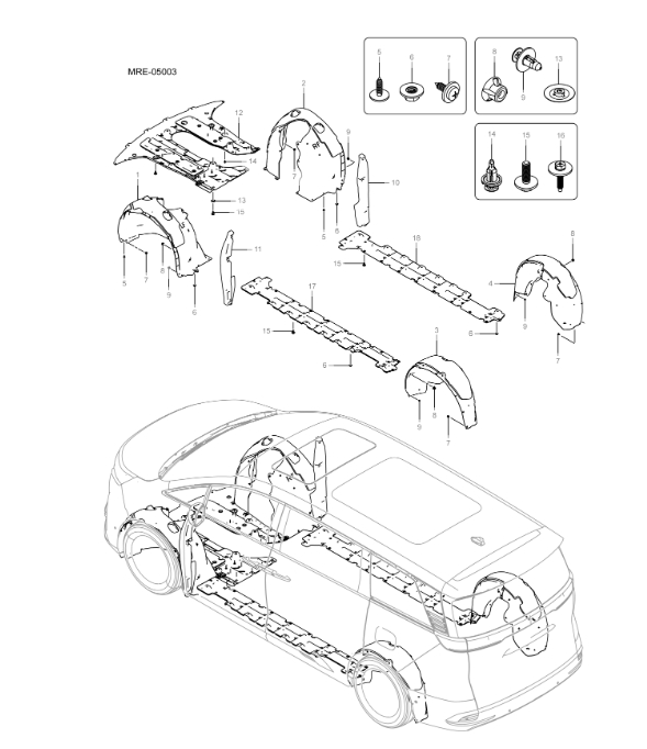 MREH-05003 mudguard