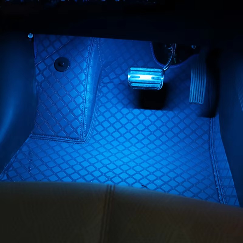 for Byd Atto 3 Ev Yuan Plus 2022 2023 Foot Ambient Light Sound Control Atmosphere Light Led Decorative Light Strip