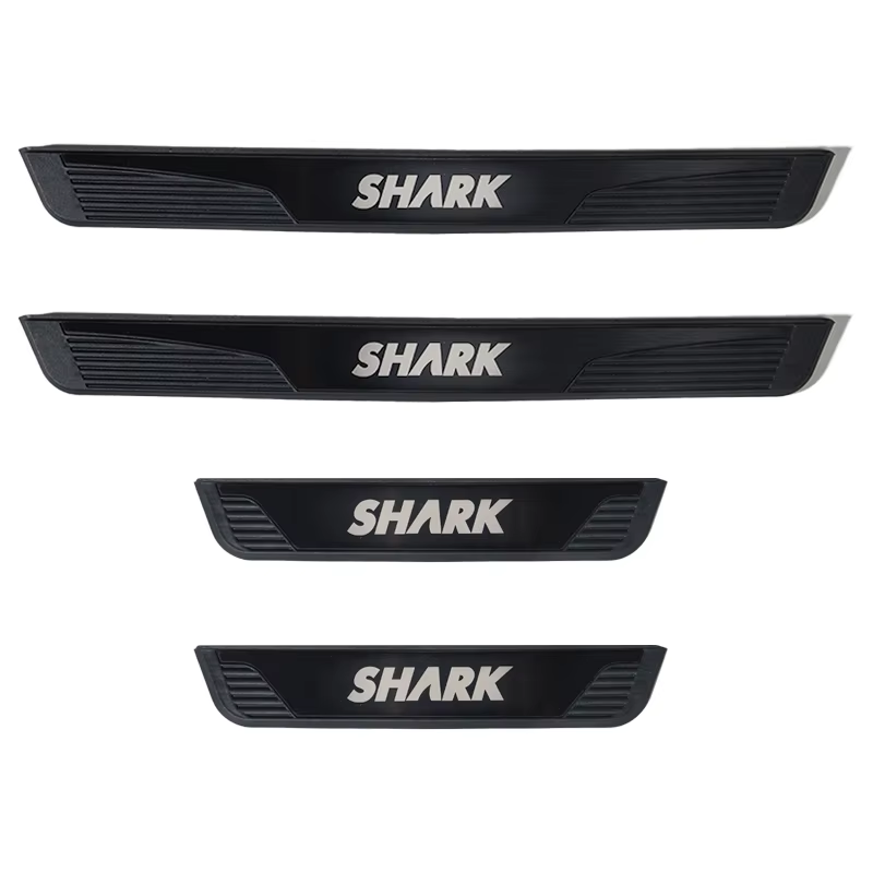 BYD Shark 6 2024 Car Door Sill Scuff Plate Pedal Cover Trim Accessories Exterior Threshold Protector Auto Stickers