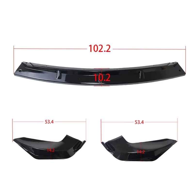 BYD Dolphin 2023-2024 Dolphin Front shovel Body kit spoiler ABS Rear lip rear spoiler front Bumper Diffuser Protector