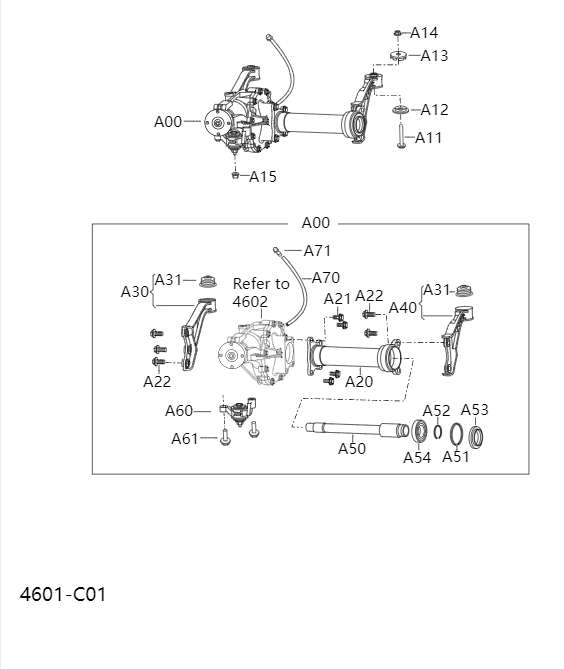 Reducer (rear wheel drive)4510