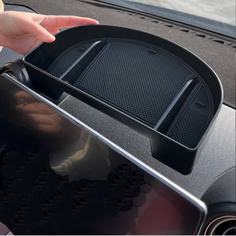 For BYD Dolphin 2023 Behind the screen Storage Box Armrest Box Storage Tray byd act 3 Car Accessories