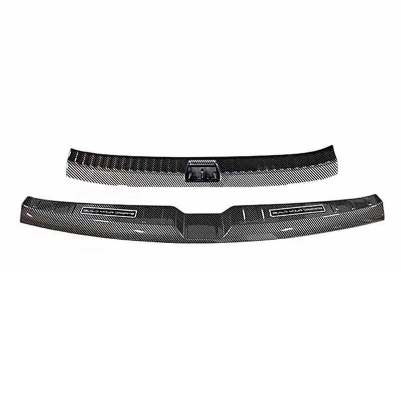 BYD Dolphin 2023-2024 Car Styling Rear Guard Plate Trunk Bumper Protective Decoration Stickers Accessories