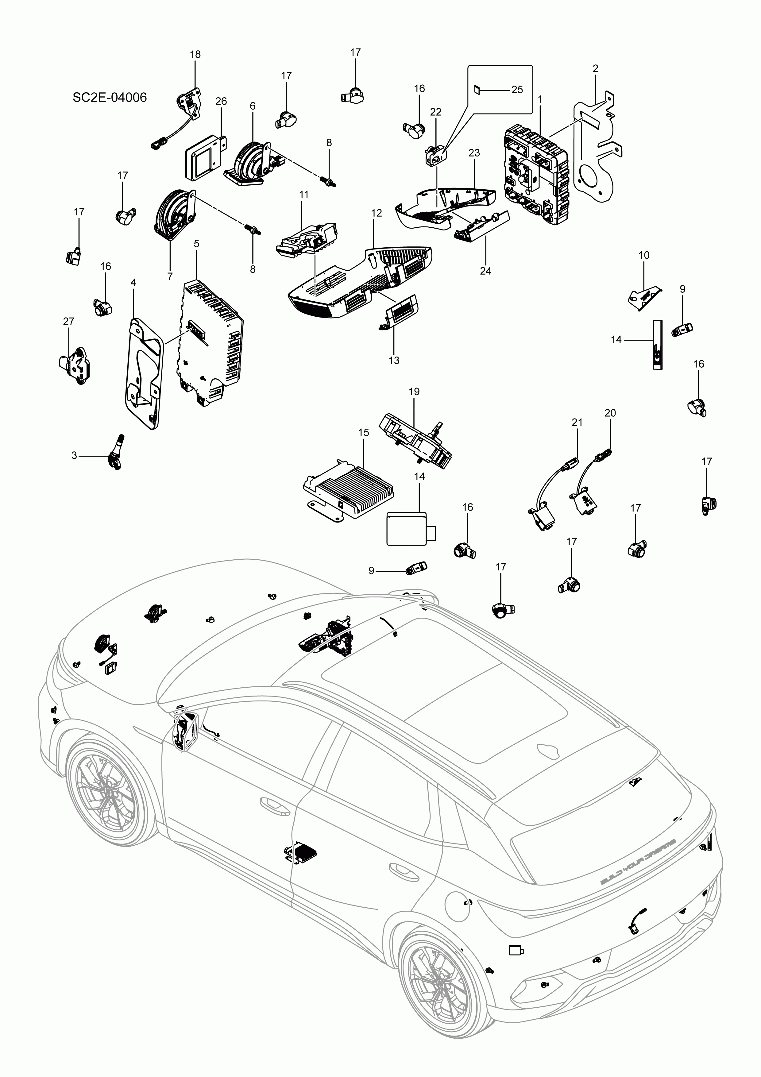 SC2E-04006 Parking Assist System