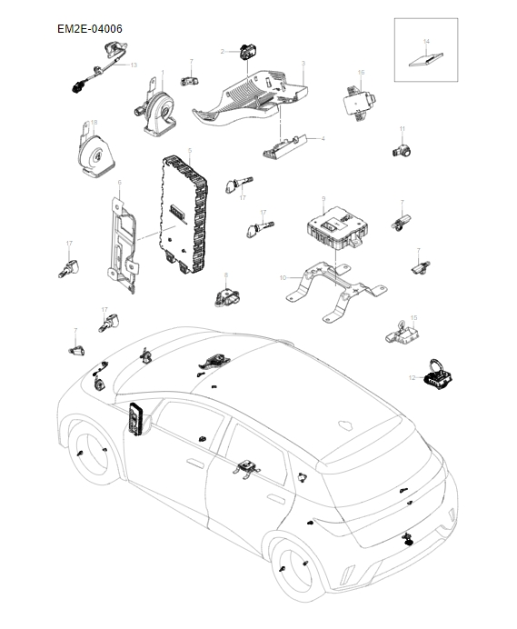 EM2E-04006 Parking Assist System