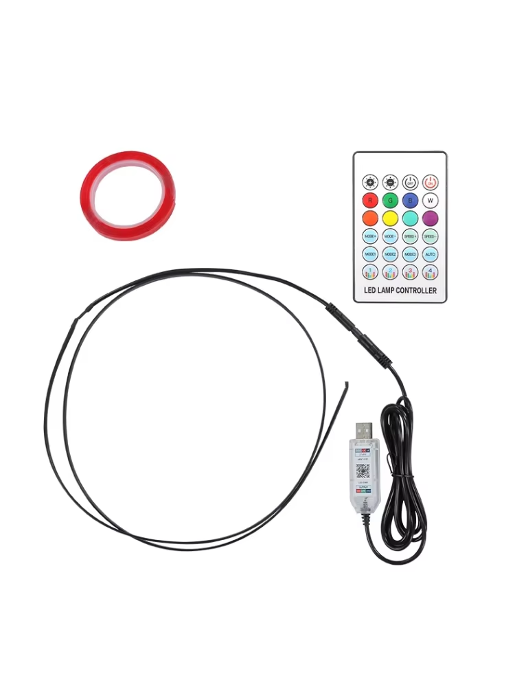 BYD Dolphin 2023-2024 Neon Car LED Interior Lights RGB Ambient Light Fiber Optic Kit With APP Wireless Control LED
