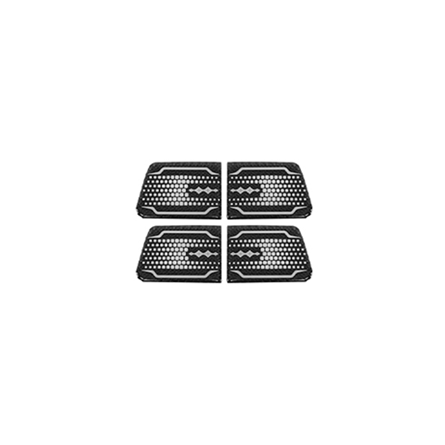 For Byd Equation Leopard 5 Drops Glue Carbon Fiber Inner Door Bowl Sticker Protective Door Handle Handle 4PCS