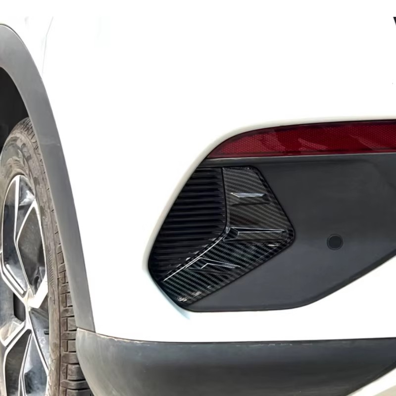 For Byd Atto 3 Ev Yuan Plus ABS Rear fog light eyebrow Car Stickers Car Accessories Para Auto Tools