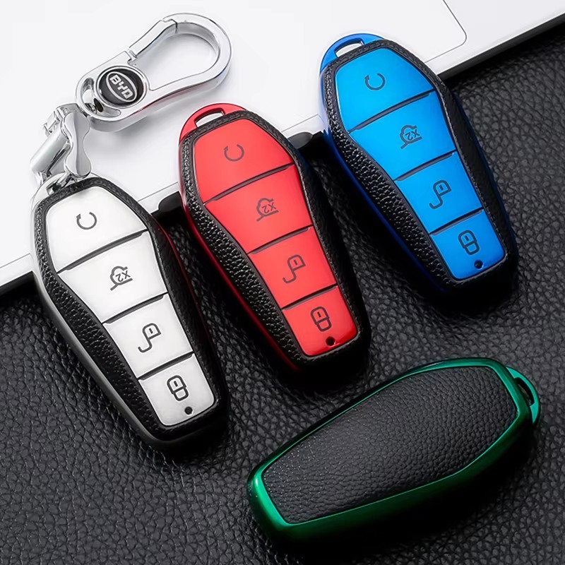 Key Shell For BYD Atto 3 Yuan Plus 2022 2023 Car Key Housing Accessories Lock System Automobiles Parts