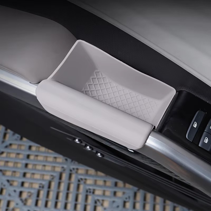 For Byd Atto3 Rear Screen Storage Box Silicone Material In-Car Display Storage Box Door Storage Box Interior Storage Accessories