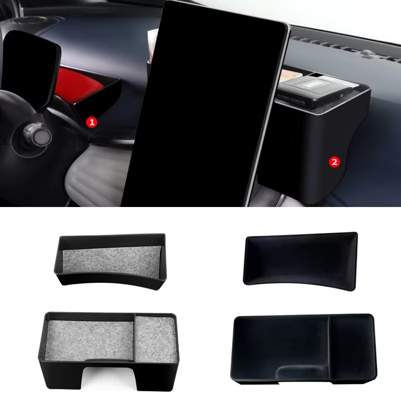 Organizer Box Stowing Tidying Interior Parts For BYD Atto 3 2022 2023 Car Accessories Behind Navigator Storage-box