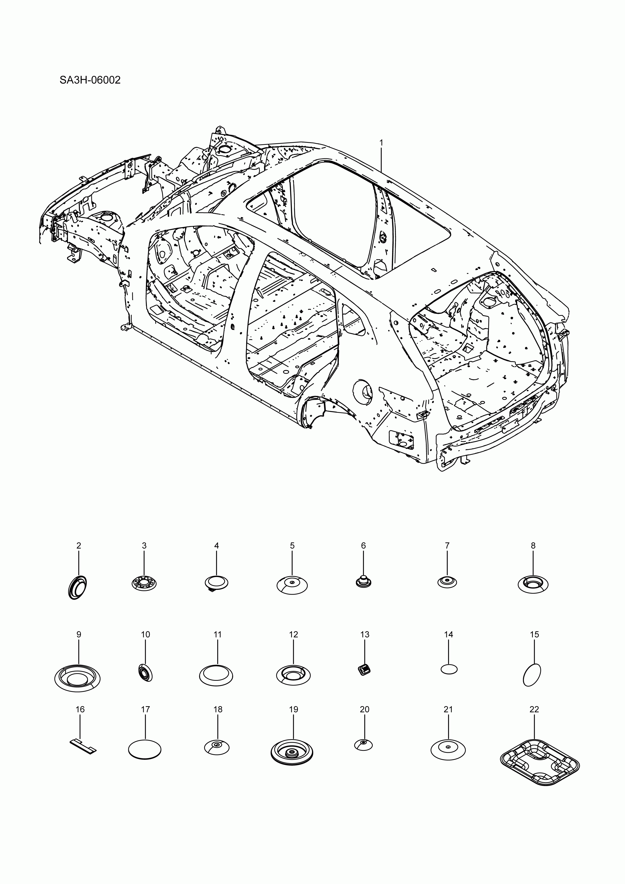 SA3HJ-06002 body