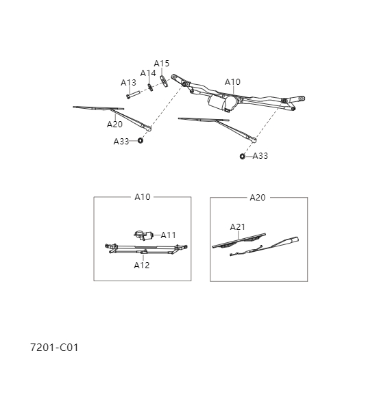 Front wiper7201