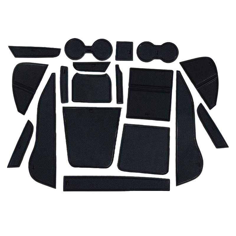 For Byd Song Plus Dmi Ev 2021-2024 Car Door Slot Pads Water Coaster Car Accessories Para Auto Tools
