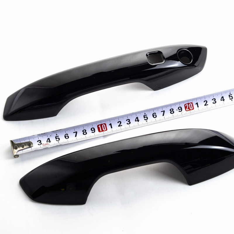 For BYD ATTO 3 Yuan Plus 2022 2023 Car Accessories ABS Chrome Door Handle Cover With Smart Key Hole Catch Cap Trim Molding