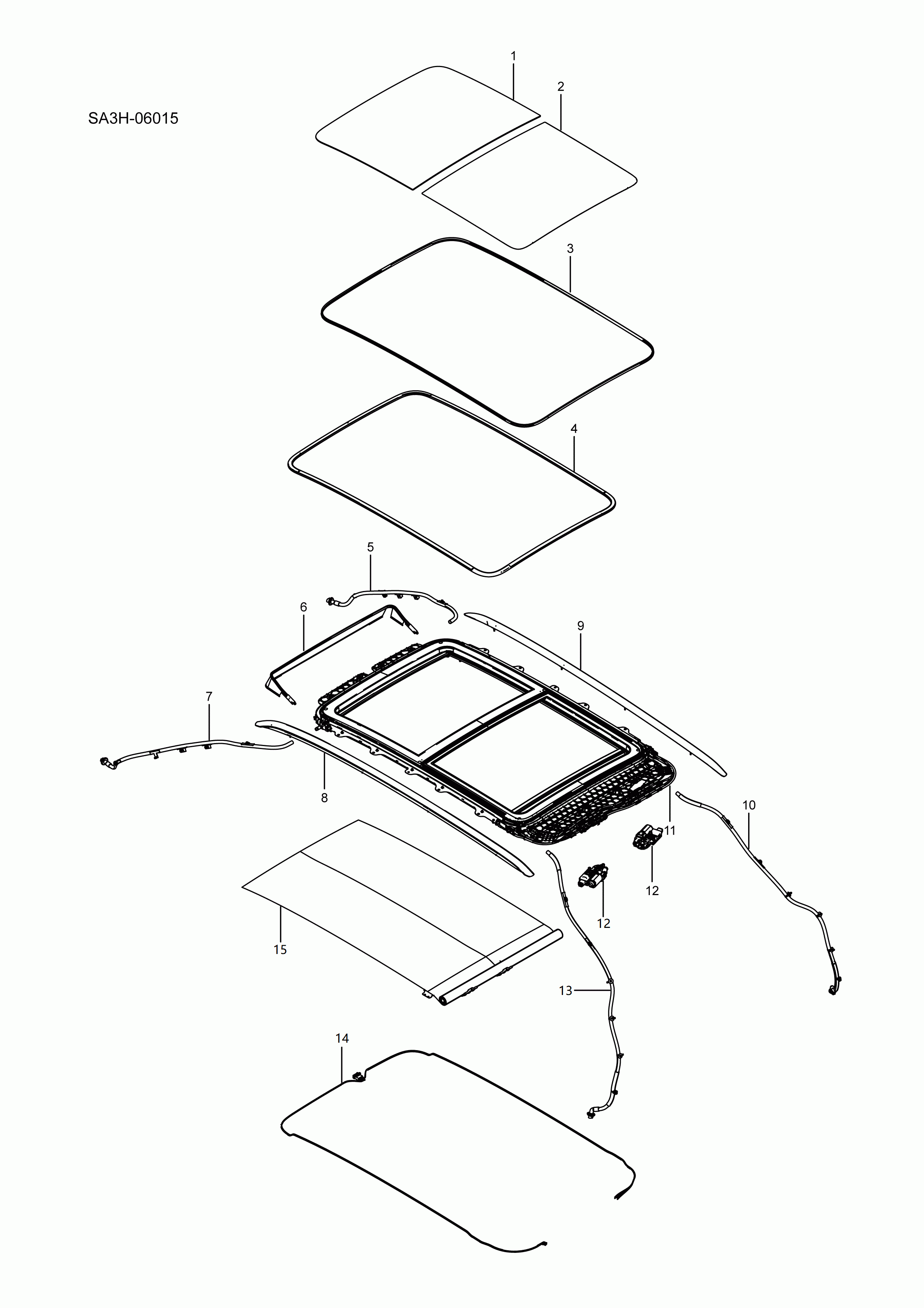 SA3HJ-06015 Skylight