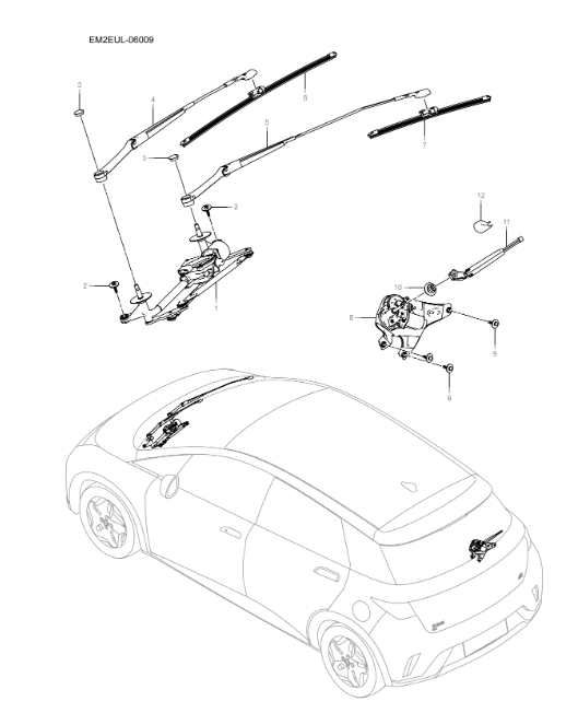 EM2E-06009 Wiper