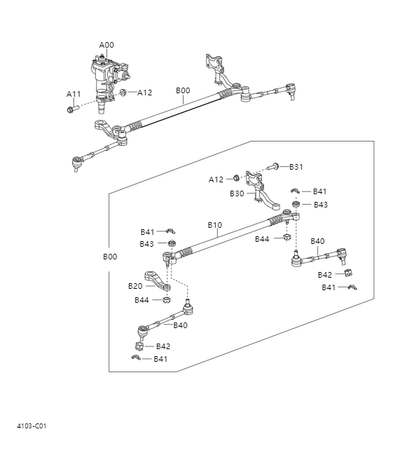 Steering gear4103