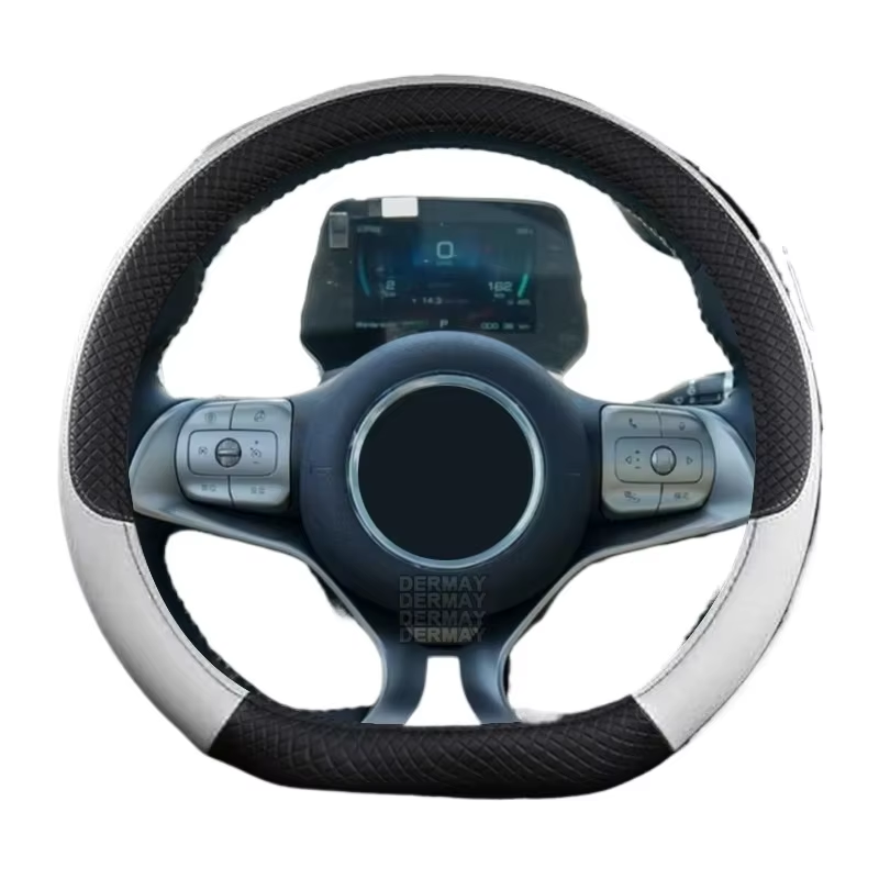 BYD Dolphin Car Steering Wheel Cover PU Leather Non-slip 9 Colors Auto Accessories Fast Shipping