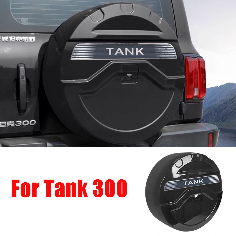 For Great Wall Tank 300 TANK 300 Spare Tire Cover With Light Modification Spare Tire Protection Cover External Accessories