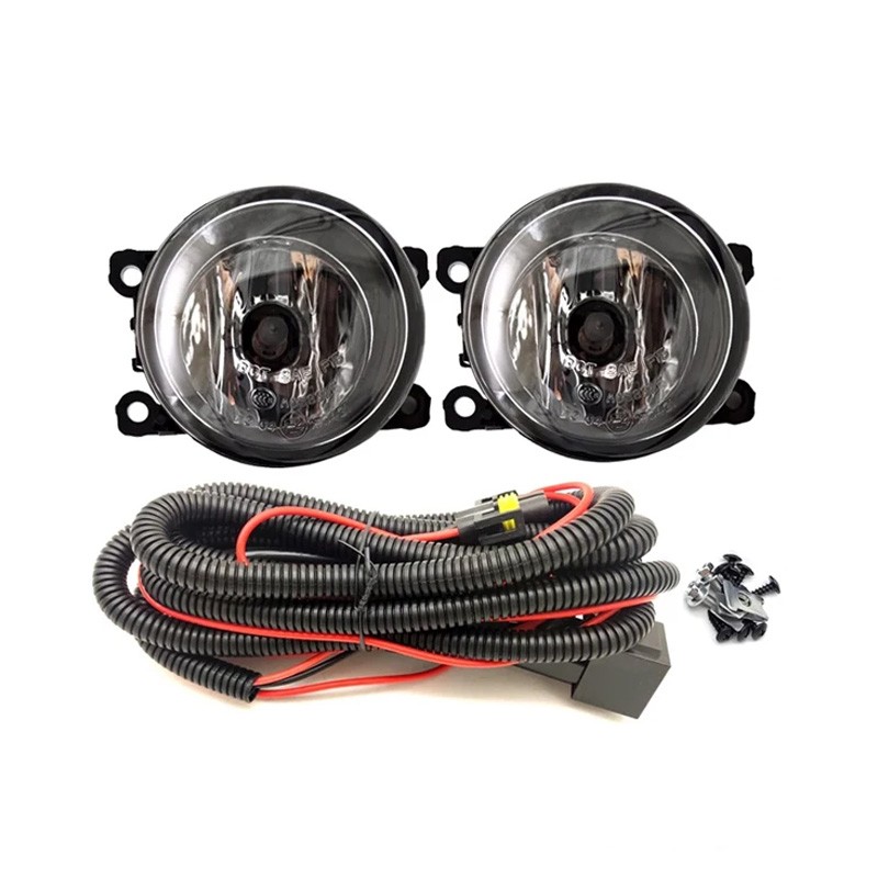 Gwm Great Wall Poer 2023-2025 Projector Fog Lights Front Bumper Lens Fog Lamps with Bulbs Enhanced Brightness Improved Nighttime Visibility