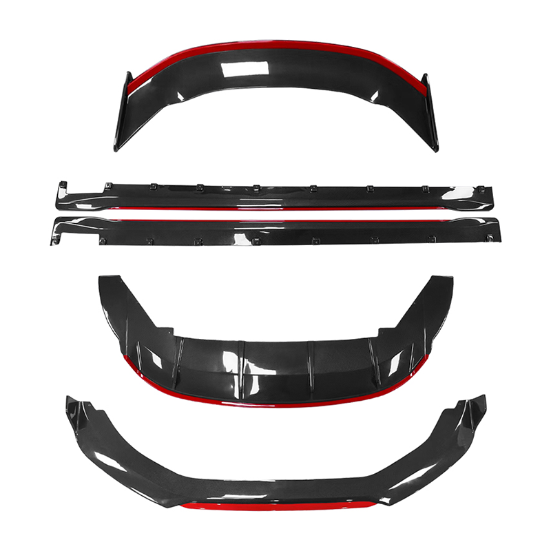 Zeekr 001 2021 2022 2023 Modified FR Model Carbon Fiber Front Lip Rear Lip Side Skirts High Feet Tail Small Enclosure