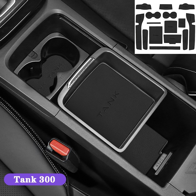For Great Wall Tank 300 TANK 300 Door Slot Cushion Water Cup Cushion Non Slip Cushion Interior Protection Cushion Decoration