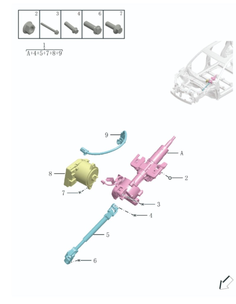 Steering column4030-Chongqing Longrun