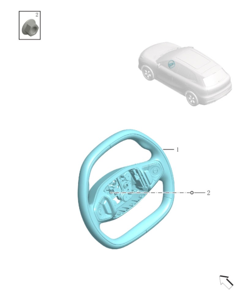 Steering wheel8029