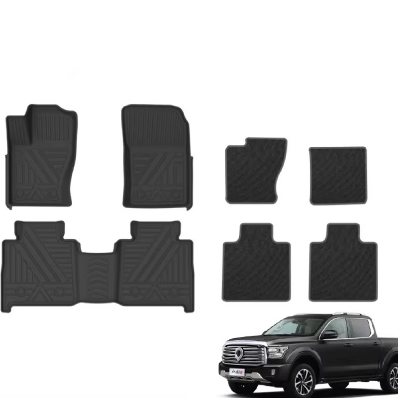 Great Wall Poer GWM Cannon Alpha 2023 Double layer foot pad TPE waterproof Automobiles Parts accesorios para auto tools
